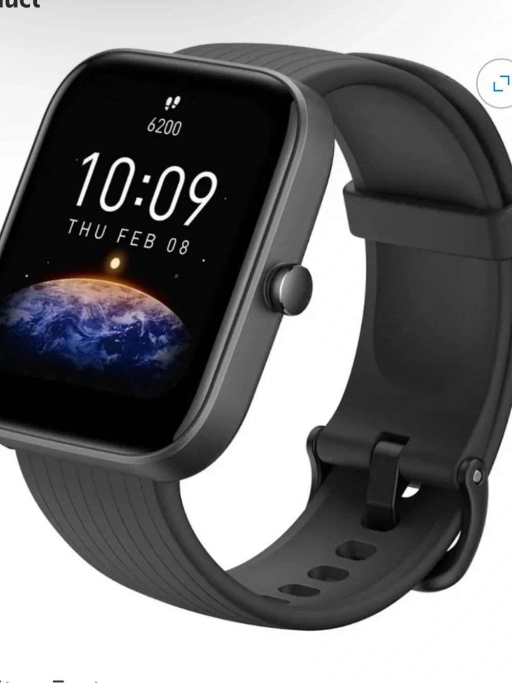 Amazefit Bio 3 Pro Black Fitness Smartwatch